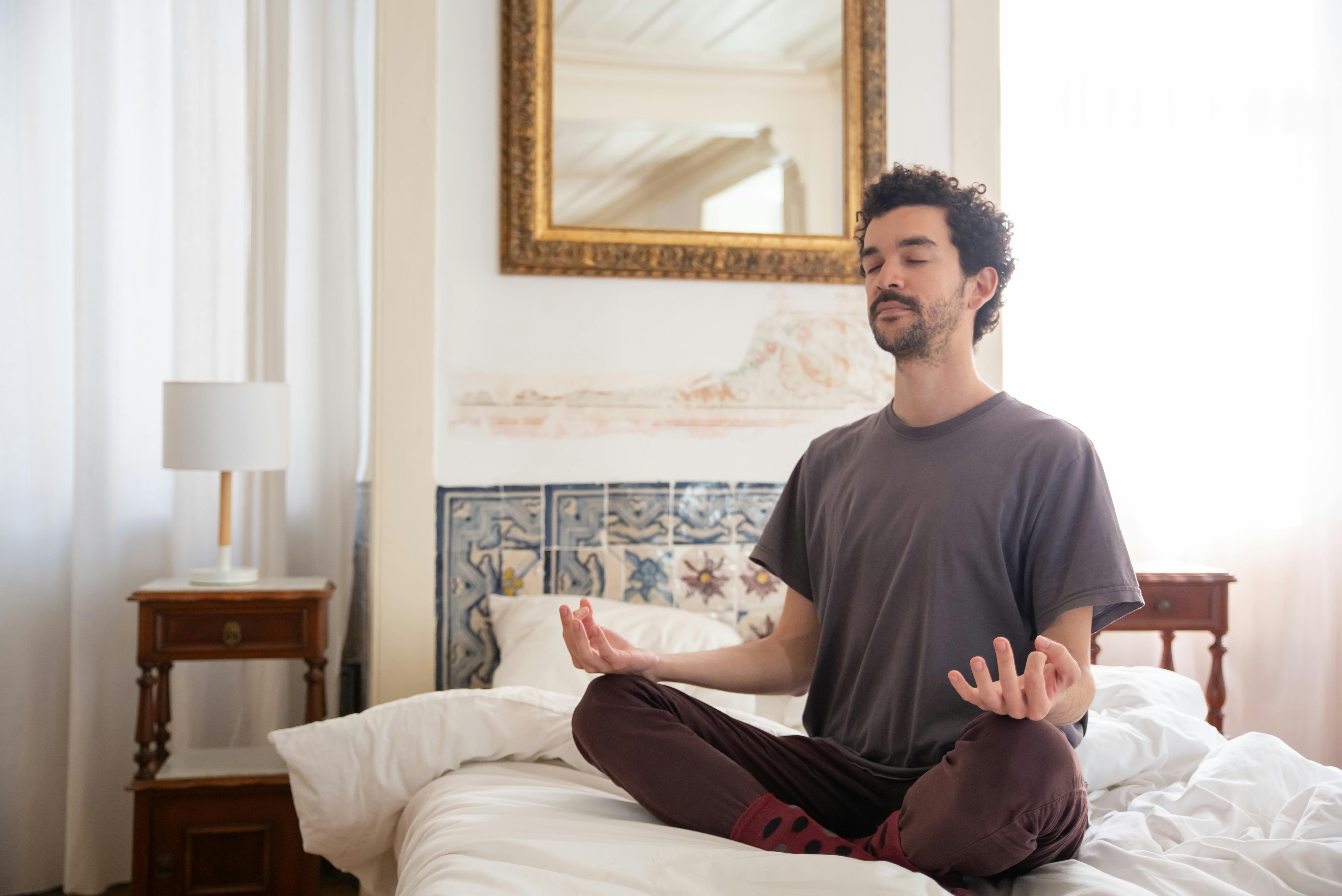 Yoga in Living Room